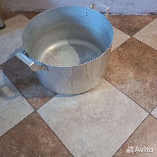 Кастрюля алюминиевая 15 литров