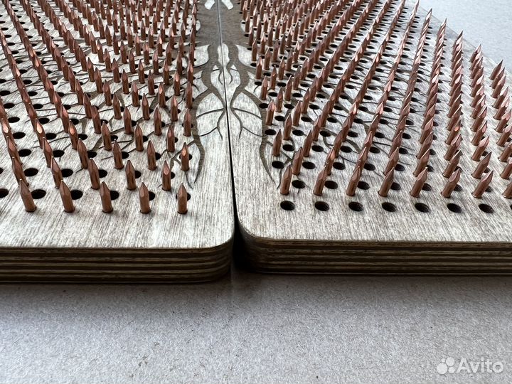 Садху доска медная с медными гвоздями для йоги