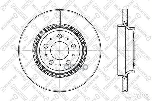 Диски тормозныеstellox 60204852VSX 60204852VSX