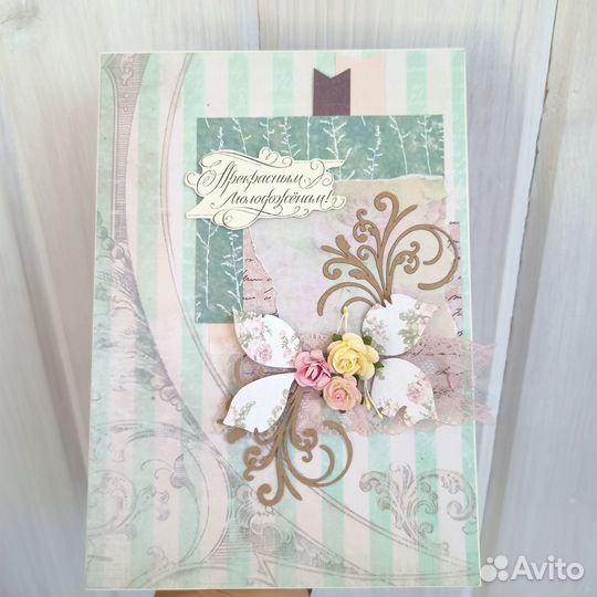 Свадебные открытки ручной работы