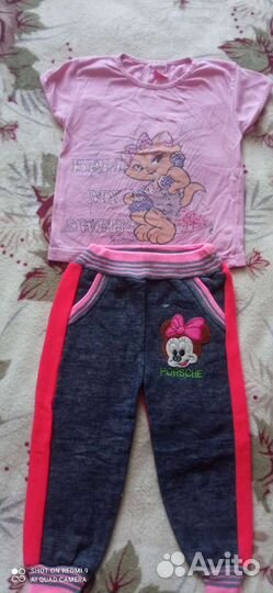 Детские вещи пакетом для девочек 80-90