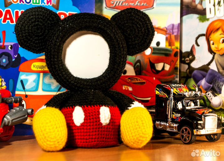 Фоторамки (вязаные игрушки амигуруми крючком)