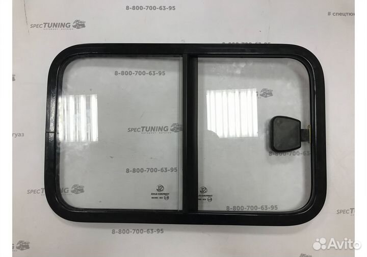 Окно раздвижное двери задка УАЗ 452, Буханка прав