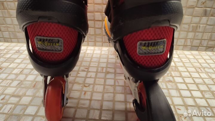 Роликовые коньки раздвижные 33-37 Тачки Cars