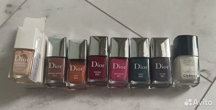 Лак для ногтей dior, chanel