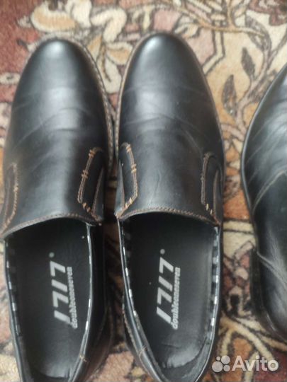 Туфли мужские черные