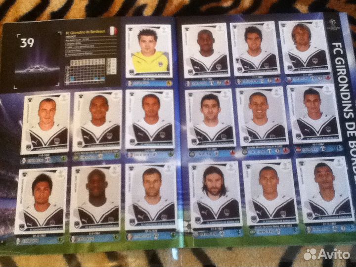 Альбом с наклейками uefa champions league 2009-10