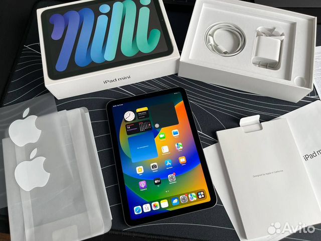Apple iPad mini 6 2021 полный комплект идеальный
