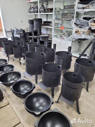 Казан с печкой