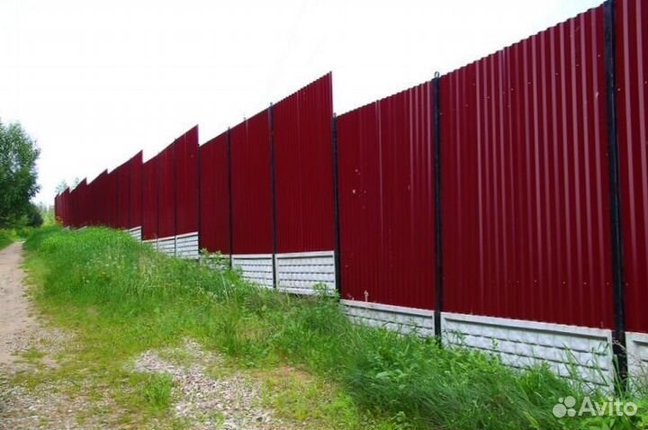 Забор из профнастила