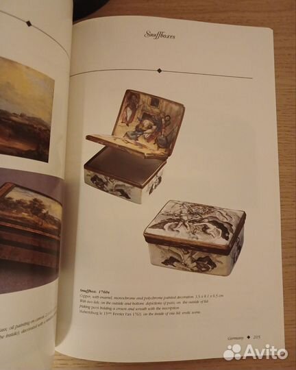 Каталог Фарфор, табакерки, живопись