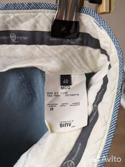 Шорты Alexander McQueen