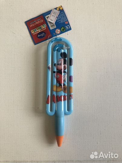 Ручка закладка Микки Маус новая