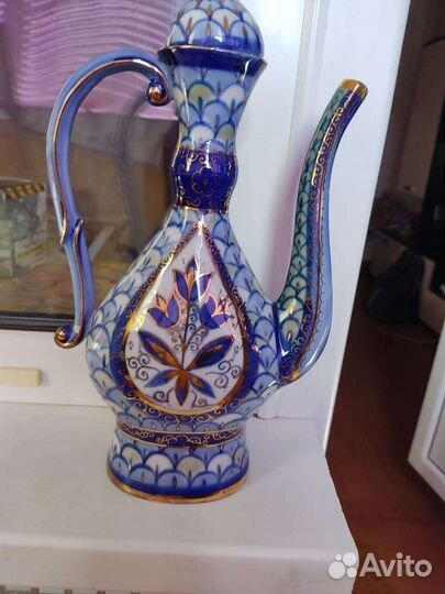 Кувшин, стопки фарфор