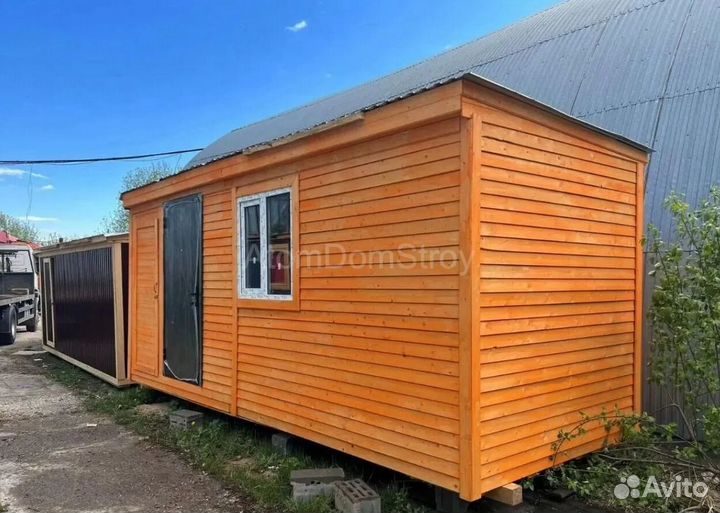 Новые деревянные бытовки