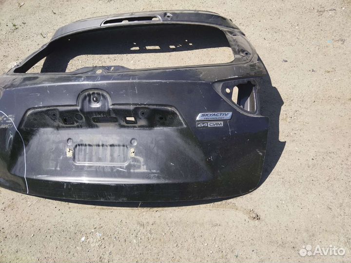 Крышка багажника мазда сх 5 голубая