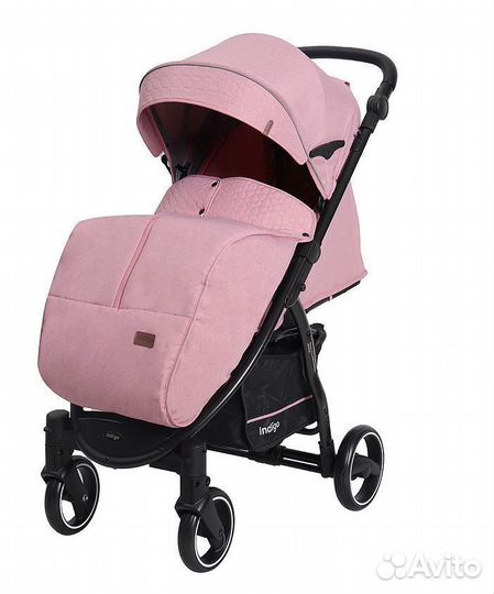 Прогулочная коляска Indigo Sigma Lux розовый