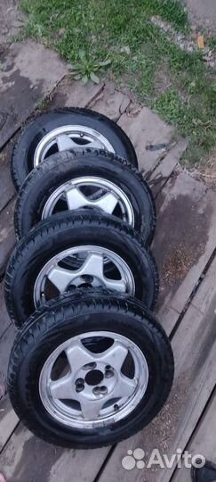 Литье диски r13 4x98 с летней резиной