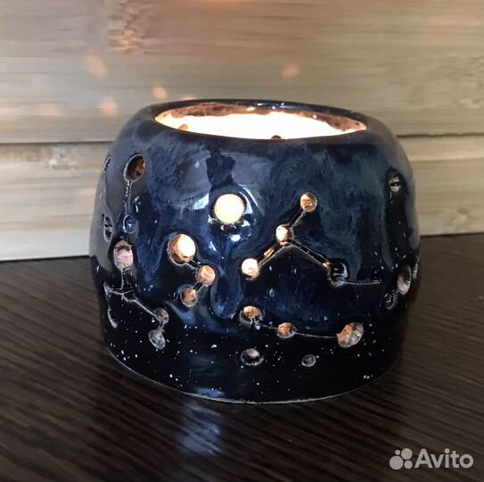 Керамический подсвечник