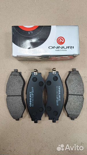 Колодки тормозные chevrolet rezzo 02- перед