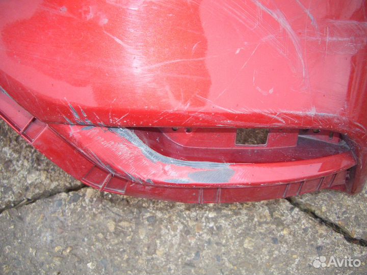 Бампер задний Киа Рио с15-17г х/б