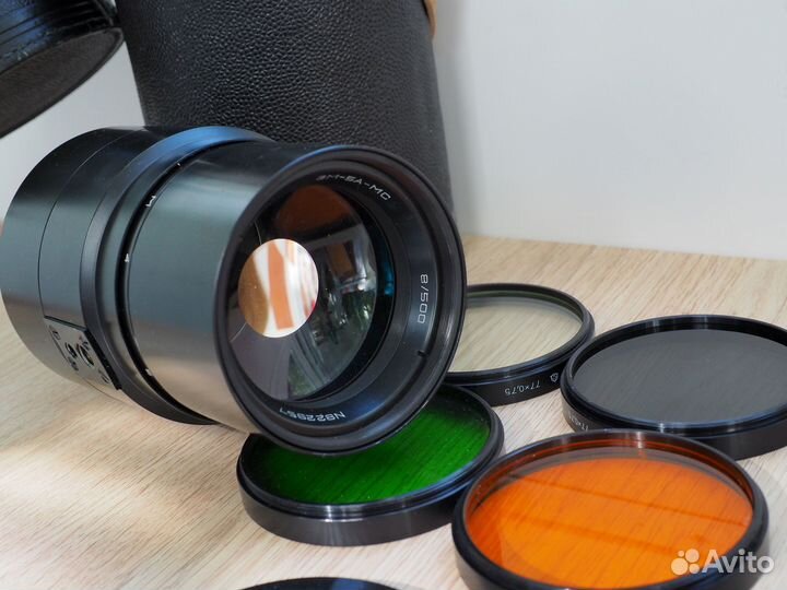 Советский объектив Зм-5А, f8, 500 мм, М42