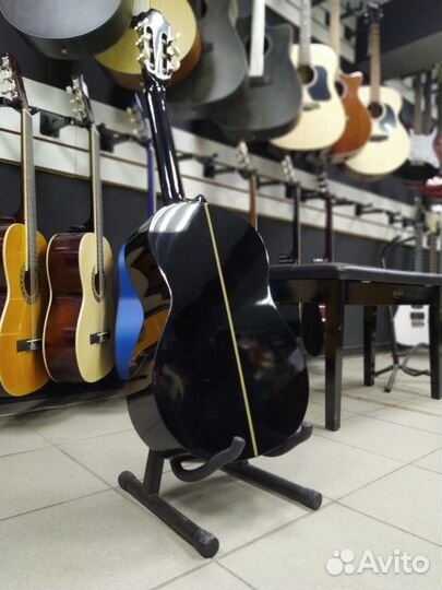 Черная Классическая гитара Новая