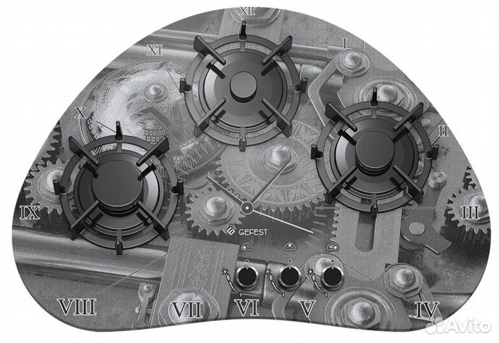 Поверхность варочная Гефест сн 2120 К1 (стек с ри