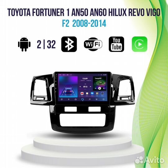 Магнитола Toyota Fortuner 15060 hilux Revo V