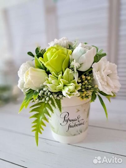 Букет цветов из мыла ручной работы на заказ