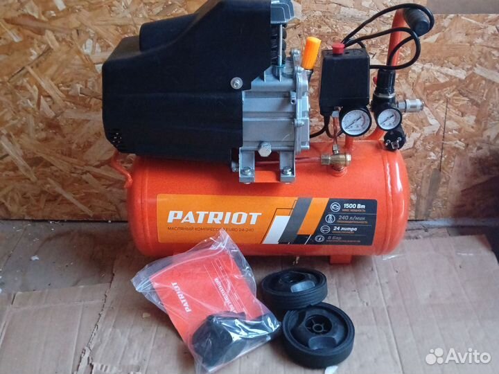 Компрессор Patriot поршневой масляный euro 24-240