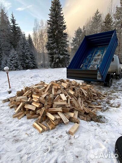 Дрова березовые. Колотые