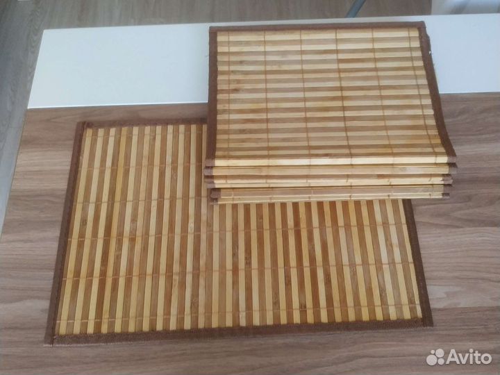 Бамбуковые салфетки на стол 8 шт 35*40см