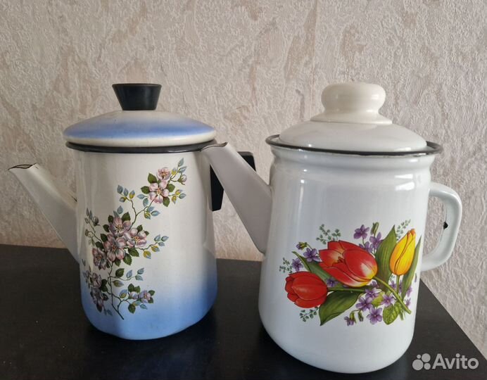 Чайник эмалированный СССР