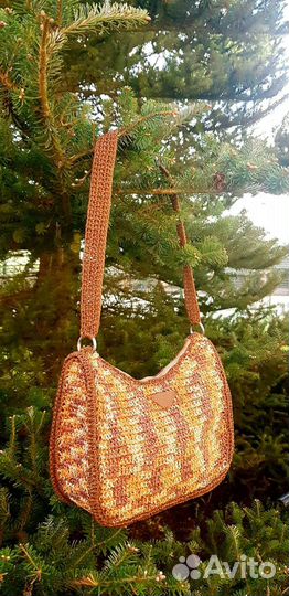 Cумка вязаная из рафии