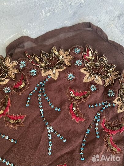 Вышивка по шёлку, блуза