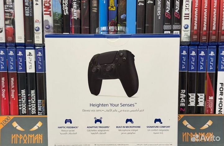 PS5 Геймпад Sony Dualsense controller Black
