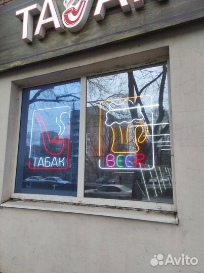 Неоновая вывеска с гарантией