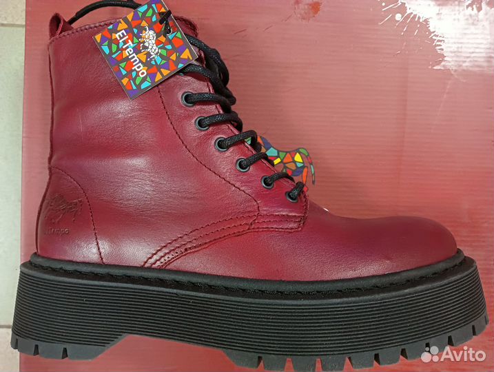 Ботинки демисезонные женские натуральная кожа 39