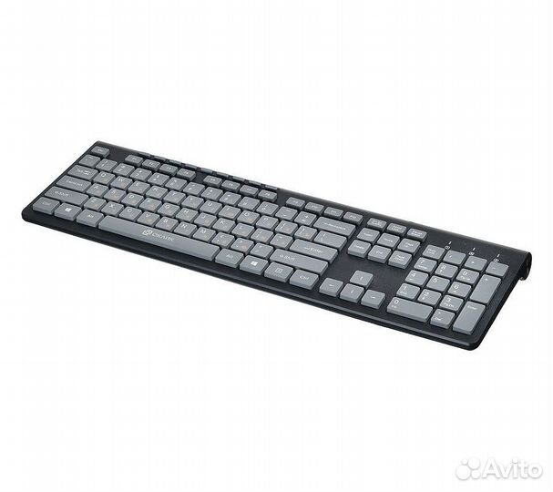 Клавиатура Оклик 480M, черный/серый