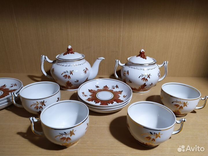 Чайный сервиз СССР Барбарис Вербилки