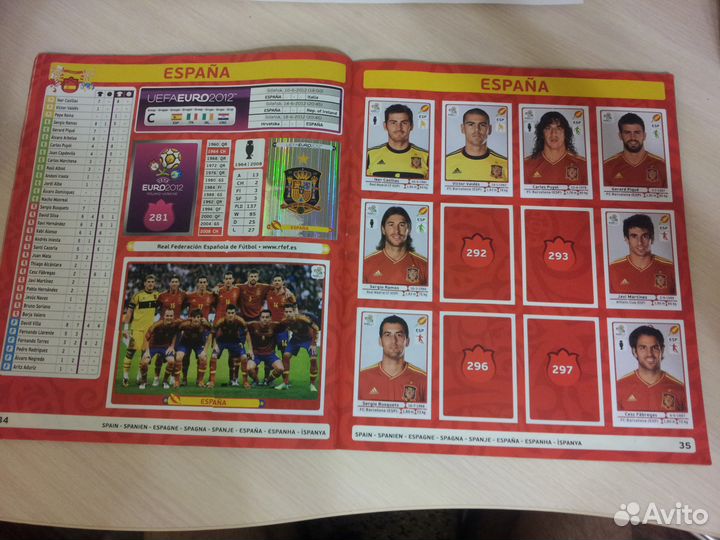 Альбом с наклейками Panini Евро 2012