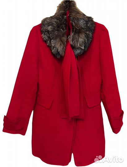 Vivienne westwood пальто красное 44 46
