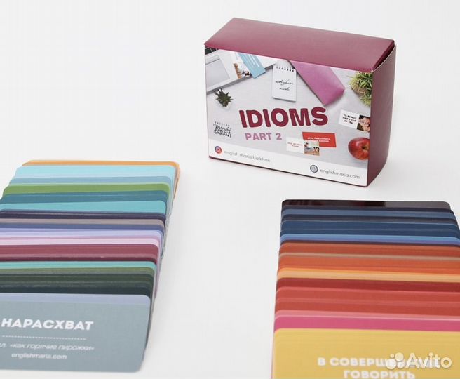 Набор карточек английский Idioms mariabatkhan