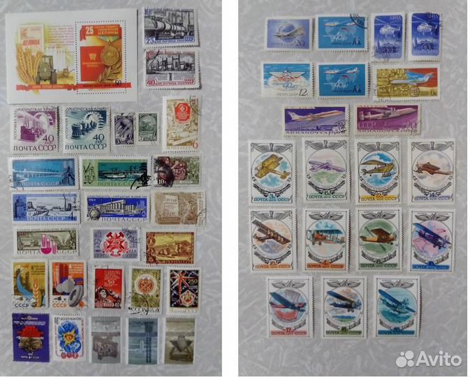 Тематические наборы марок СССР (часть 6-7)