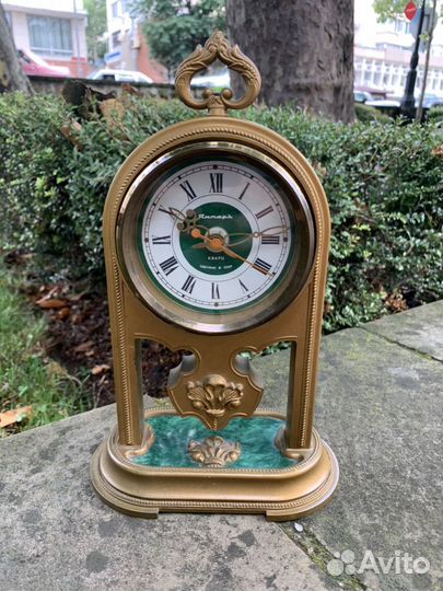 Часы каминные Янтарь СССР