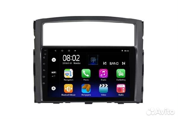 Mitsubishi Pajero 4 магнитола Андроид 2/32Гб