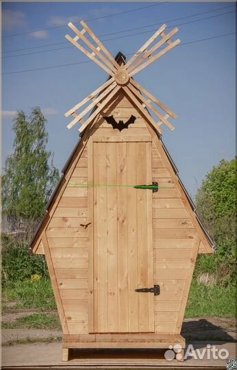 Дачный туалет деревянный BAG342