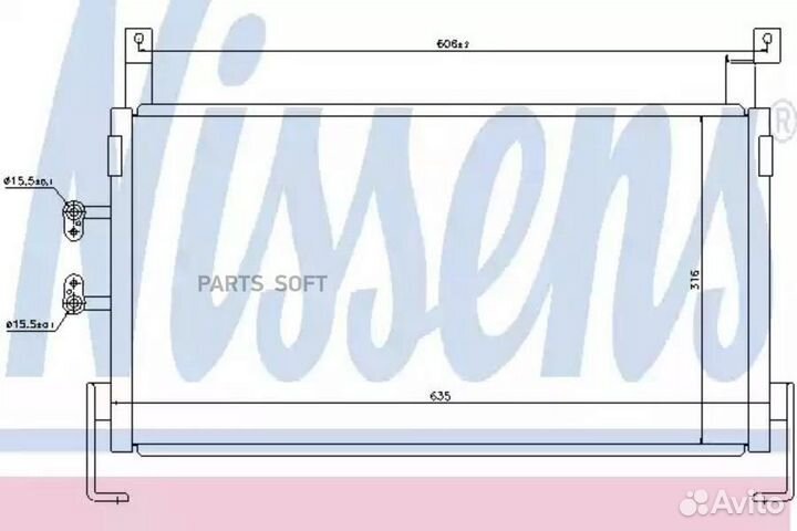 Радиатор кондиционера chrysler neon (2000) 2.0