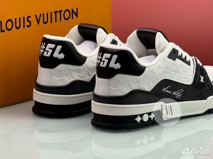 Кроссовки Louis Vuitton Trainer #54 Black White
